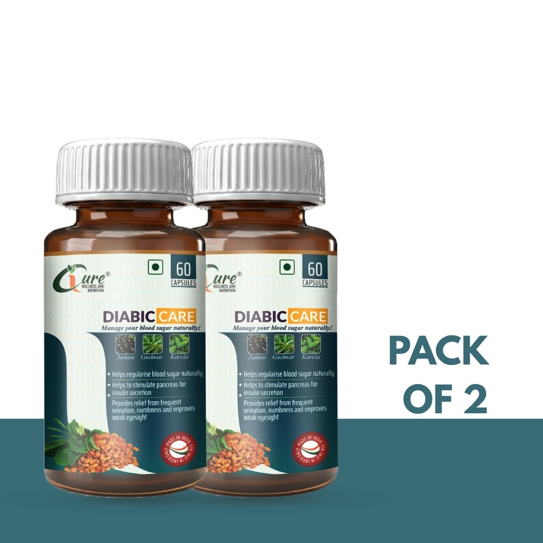 iCure Diabic Care- Karela, Gudmar, Jamun (60 Capsules) thumbnail 9